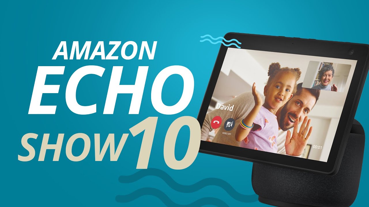 A ALEXA MAIS INTERESSANTE QUE EXISTE: Echo Show 10 (ela te segue!)