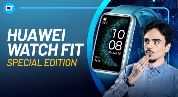 Huawei Watch Fit Special Edition, com GPS e concorrendo diretamente com a Band 8