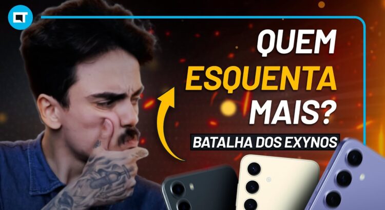 ESQUENTA MAIS entre S23 FE, S24 e S24+ na BATALHA dos EXYNOS (Samsung vs Qualcomm)