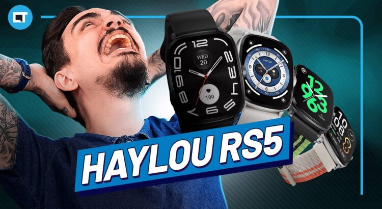 HAYLOU RS5, o último relógio da marca no Canaltech?