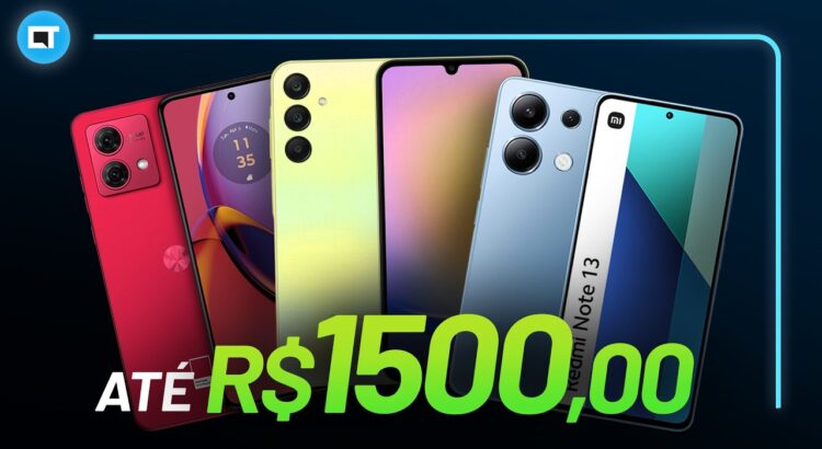 Melhores Celulares até 1500 reais de 2024 | Xiaomi, Motorola ou Samsung?